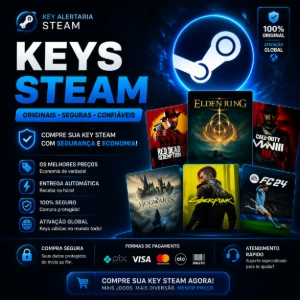 Steam Key Aleatória + 1 Brinde Conta Cyberpunk