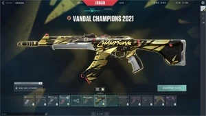 VALORANT CONTA SKINS CHAMPIONS 2021 E 2022 + SKINS + 1 PASSE