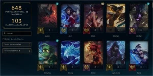 CONTA LOL- 108 SKINS- 156 CHAMPS NO PRECINHO-PASSE TFT - League of Legends
