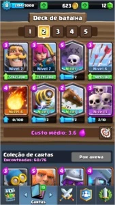Conta do clash Royale 7