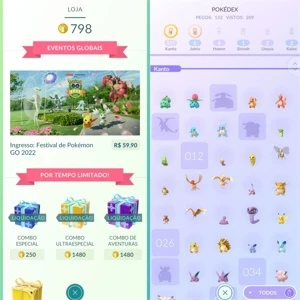 Conta Pokemon Go Nível 31 - Pokémon
