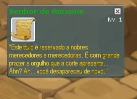 TITULO SENHOR DE RENOME (EFRIM) - Wakfu