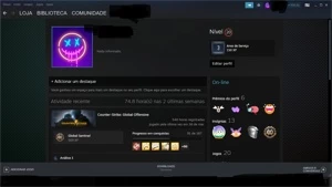 Conta steam com lealdade