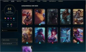 CONTA LOL LV 353 - League of Legends