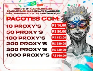 Proxies BR Premium – Rápidas, Privadas e com Garantia! - Outros