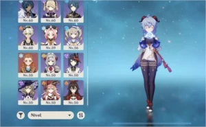 Ar55. Ganyu, Kazuha, Hutao, zhongli, Eula, kokomi e mais - Genshin Impact