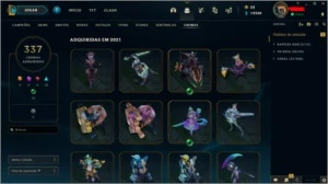 CONTA LOL-PAX TF-RIVEN CAMPEONATO ÚNICA - League of Legends