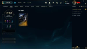 CONTA LOL-PAX TF-RIVEN CAMPEONATO ÚNICA - League of Legends