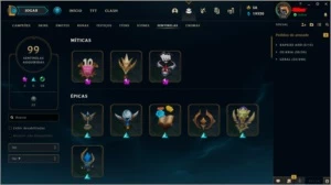 CONTA LOL-PAX TF-RIVEN CAMPEONATO ÚNICA - League of Legends