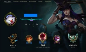 CONTA LOL PLATINA 2 - League of Legends