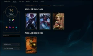 CONTA LOL PLATINA 2 - League of Legends