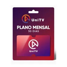 Gift card unitv 30 dias código 16 dígitos recarga mensal