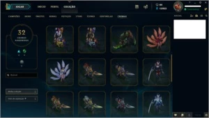 Conta lol - Full champ + 152 skins unranked - League of Legends