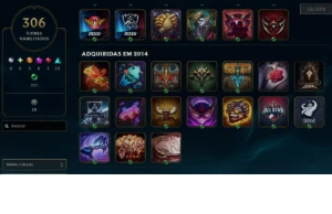 conta league of legends 2012 LOL