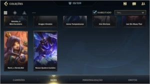 ESMERALDA IV + 13 SKINS + 39 CAMPEÕES + PASSE WILD COMPLETO - League of Legends: Wild Rift LOL WR