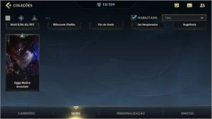 ESMERALDA IV + 13 SKINS + 39 CAMPEÕES + PASSE WILD COMPLETO - League of Legends: Wild Rift LOL WR