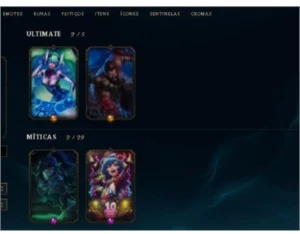 Conta League of legends 26 skins epicas LOL