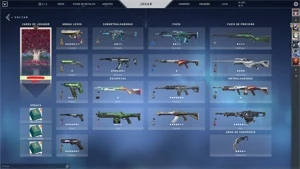 CONTA VALORANT PLATINA 3 MUITAS SKINS E PASSE