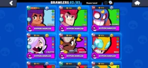 Conta de Brawl stars 52k Trofeus