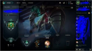 Vendo conta de LOL - Platina II com 74 skins habilitadas - League of Legends