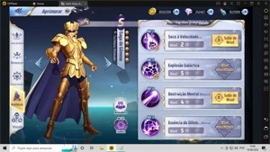 vendo conta TOP, Faltando apenas 2 cavaleiros S. 33 REPARO, - Saint Seiya Awakening SSA