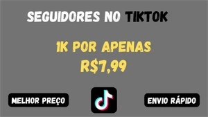 1K DE SEGUIDORES NO TIKTOK POR R$8,00 - Social Media