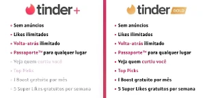 Tinder Gold Ouro | 1 Mês |6 Meses | 12 Meses - Vip - Gift Cards