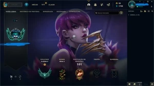 conta smurf platina 2 - League of Legends LOL