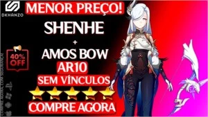 GENSHIN IMPACT CONTA COM SHENHE AMOS AR 5-10