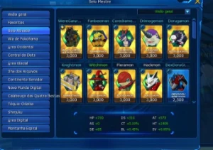 Conta Mid Game Ladmo Omega - Digimon Masters Online