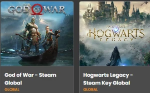 Codigo Gow4 Ou Hogwarts Legacy Steam (Não É Conta, É Codigo)