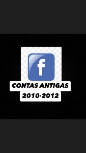 Facebook Contas Antigas