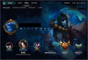 Conta Gold 1 - League of Legends LOL