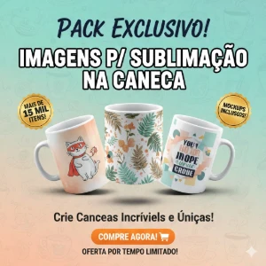Pack Completo P Caneca Sublimaçao