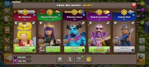 Cv13 Top + Conta Clash Royale - 2277 Gemas - 4 Equipamentos - Clash of Clans