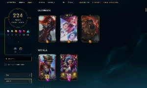 Conta Lol lvl 745 Diamante (224 skins) - League of Legends