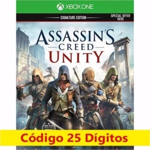 ogo Assassins Creed Unity Xbox One Código 25 Digitos