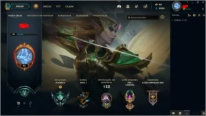 CONTA PLATINA 2 COM 31 SKINS E 83 ÍCONES - League of Legends LOL