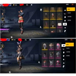 CONTA FREEFIRE GEMADA 6 PASSES - Free Fire