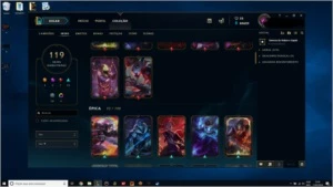 Conta lol Todos campeoes e 4 skins ultimates mais 115 skins - League of Legends