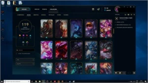 Conta lol Todos campeoes e 4 skins ultimates mais 115 skins - League of Legends