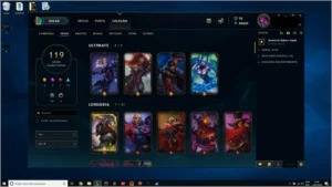 Conta lol Todos campeoes e 4 skins ultimates mais 115 skins - League of Legends