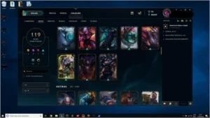 Conta lol Todos campeoes e 4 skins ultimates mais 115 skins - League of Legends
