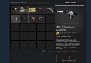 conta cs go steam com 3500 em skin - Counter Strike