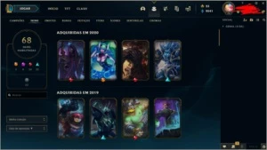 Conta Lol de 2013 - League of Legends