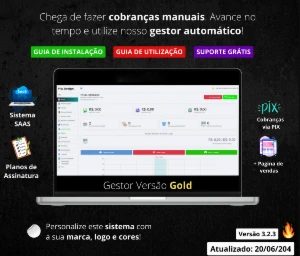 Gestor Pro v3.2.3 versão gold - Sistema de Cobranças 💻