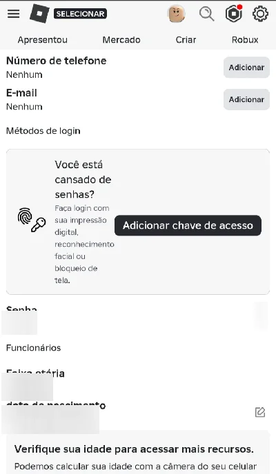 Conta Roblox 2019 - Limited no Ombro (Lingotes de Ouro) | Se