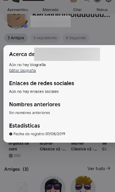 Conta Roblox 2019 - Limited no Ombro (Lingotes de Ouro) | Se