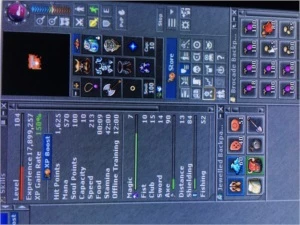 EK LEVEL 104 + MS 43 (FULL SET+600K) TALERA OPEN PVP - Tibia