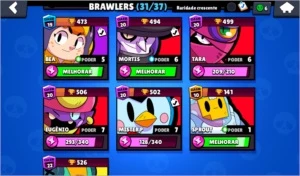 Conta De Brawl Stars, com 14,5k de troféus